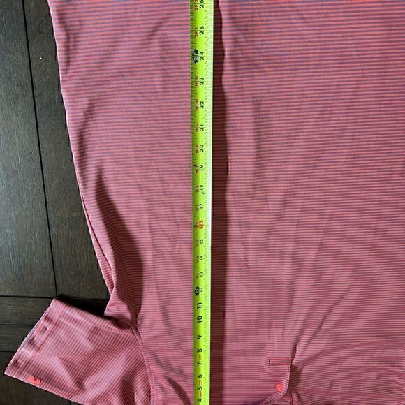 Under Armour HeatGear Mens Medium Striped Short Sleeve Polo - Picture 7 of 7